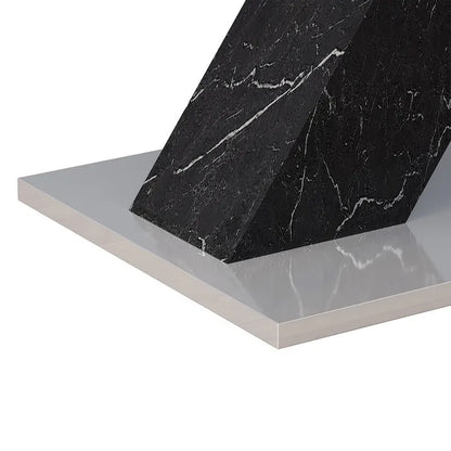 Modern 47.24 -62.99  L Marble Square Dining Table