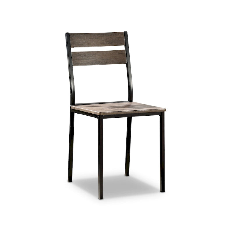 Industrial Antique Rustic Side Chairs (Set of 2)