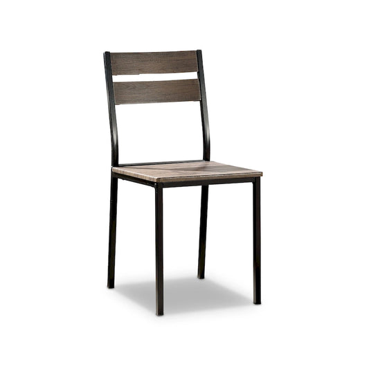 Industrial Antique Rustic Side Chairs (Set of 2)