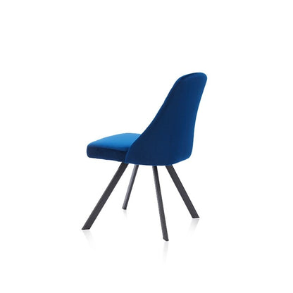 Kirk Mid-Century Modern Fabric Padded Diamond Stitch Pattern Dining Chairs by Furniture of America (set of 2)
