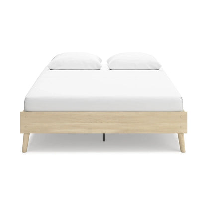 Signature Design by Ashley Cabinella Light Brown Platform Bed