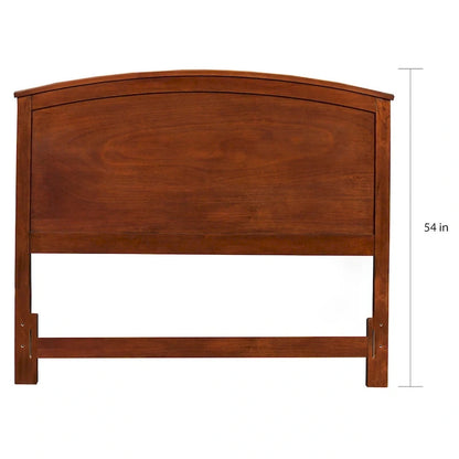 Alpine Furniture Baker Mahogany Finish Wood Headboard (Headboard Only)