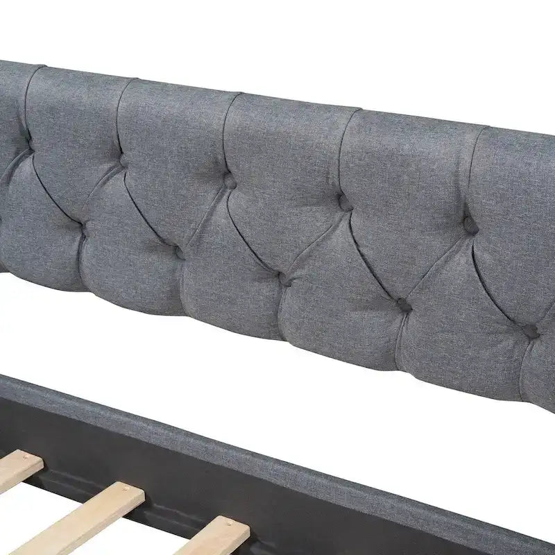 Upholstered Twin Size daybed with Drawers