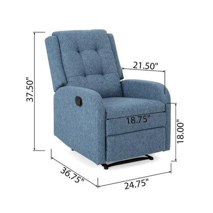 O'Leary Traditional Upholstered Recliner by Christopher Knight Home