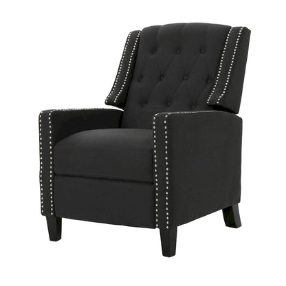 Izidro Tufted Fabric Recliner by Christopher Knight Home