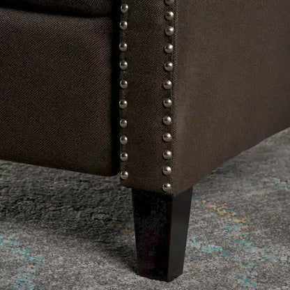 Izidro Tufted Fabric Recliner by Christopher Knight Home