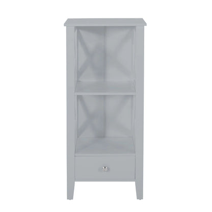 Loverin Manufactured Wood Bathroom Floor Storage Rack with Drawer by Christopher Knight Home