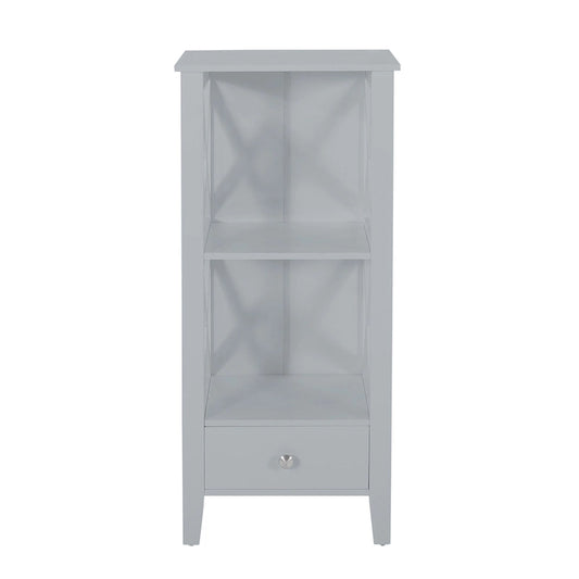 Loverin Manufactured Wood Bathroom Floor Storage Rack with Drawer by Christopher Knight Home