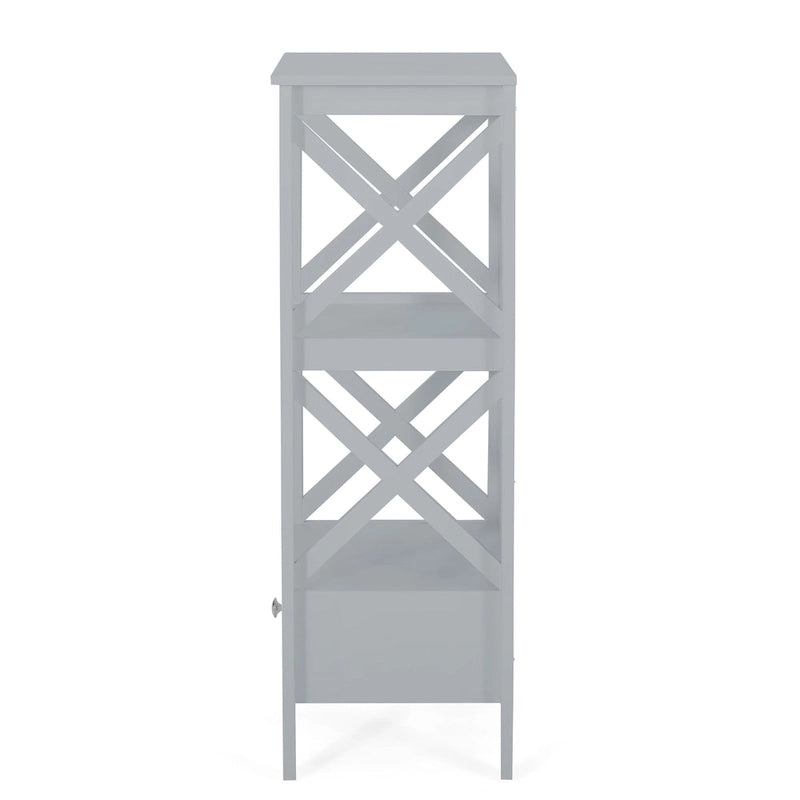 Loverin Manufactured Wood Bathroom Floor Storage Rack with Drawer by Christopher Knight Home