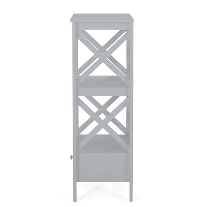 Loverin Manufactured Wood Bathroom Floor Storage Rack with Drawer by Christopher Knight Home