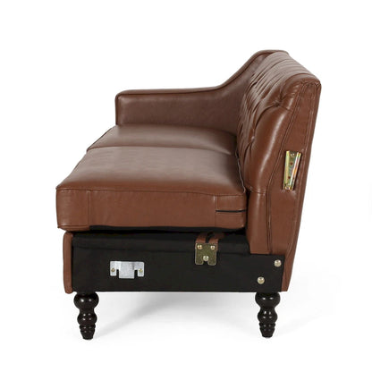 6-Drawer Natural Oak Dresser, 120x48x78 cm, 80 kg Load Capacity, Self-Assembly