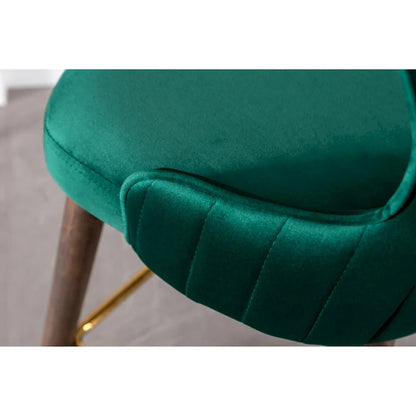 Roundhill Furniture Leland Fabric Upholstered Wingback Bar Stools (Set of 2)