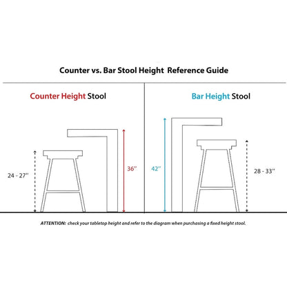 Carson Carrington Svellingen 26  Fixed-Height Counter Stool with Round Chrome Footrest (Set of 2)