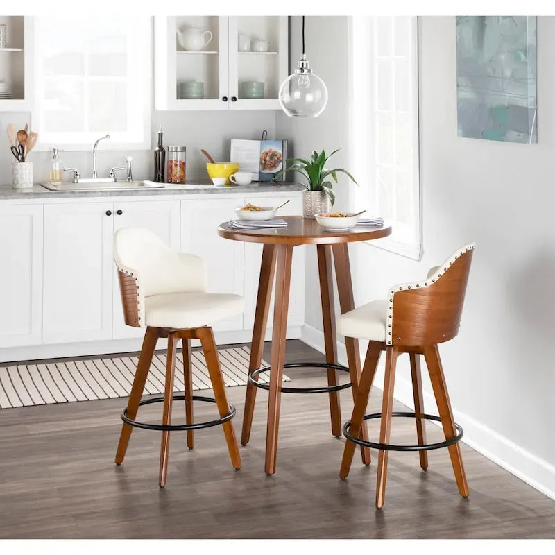 Carson Carrington Valsatra Mid-century Modern Counter Stool