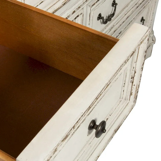 Magnolia Manor Oak Dresser & Mirror Bedroom Set- 2 Finish Options