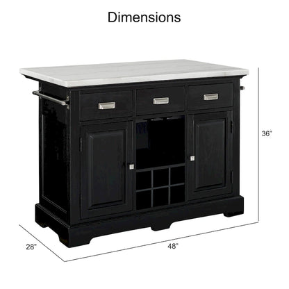 Steve Silver Ariana Kitchen Island 3-Piece Set