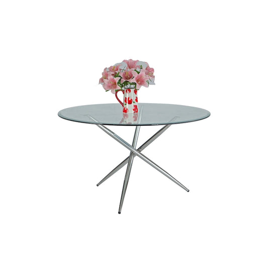 Somette Patty Dining Table with Criss Cross Base