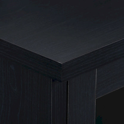 Black Extra-Wide TV Stand with Glass Door Storage for TVs up to 95