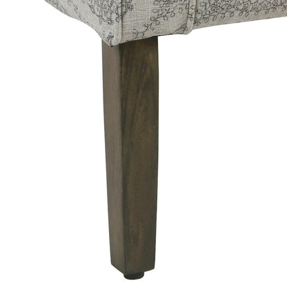 Porch & Den Blakeney Grey Medallion Tub Shaped Accent Chair