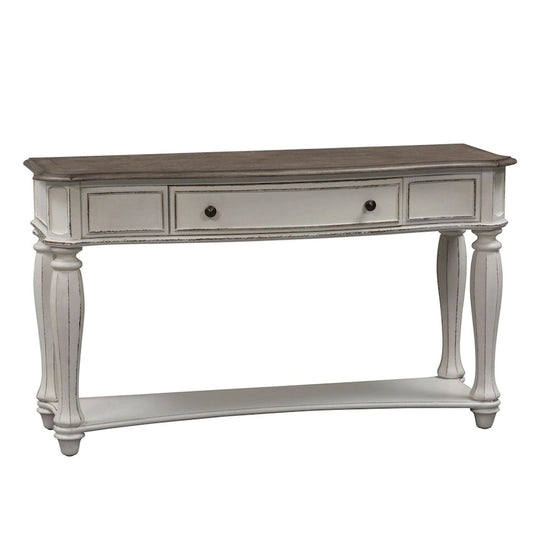 Magnolia Manor Antique White Sofa Table