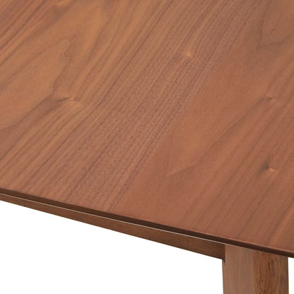 Walnut Extendable Dining Table for 4-6 People