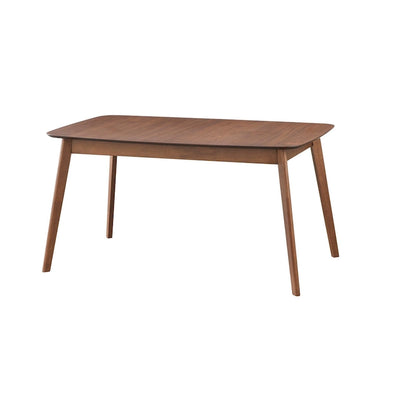 Walnut Extendable Dining Table for 4-6 People