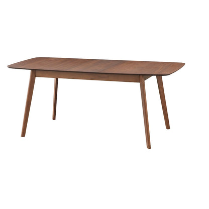 Walnut Extendable Dining Table for 4-6 People
