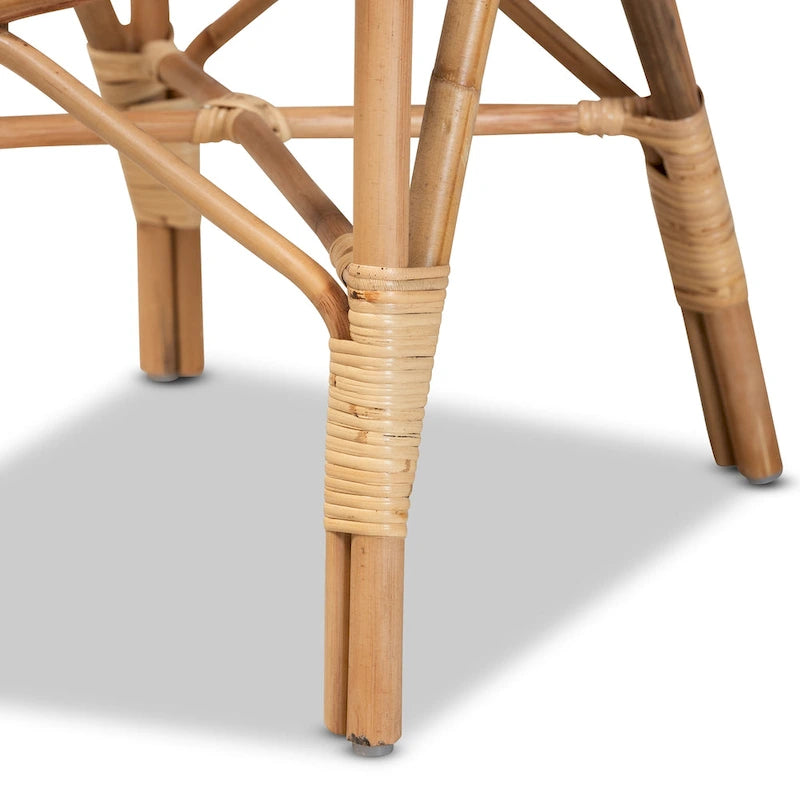 Sheraton Modern Natural Finished Rattan Dining Chair