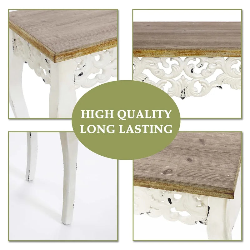 The Curated Nomad Anin Victorian Console and Entry Table