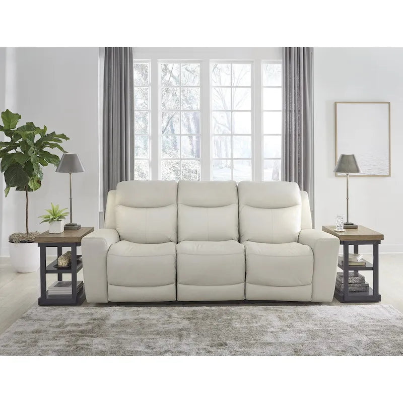 Signature Design by Ashley Mindanao Coconut Power Reclining Sofa - 89 W x 42 D x 43 H
