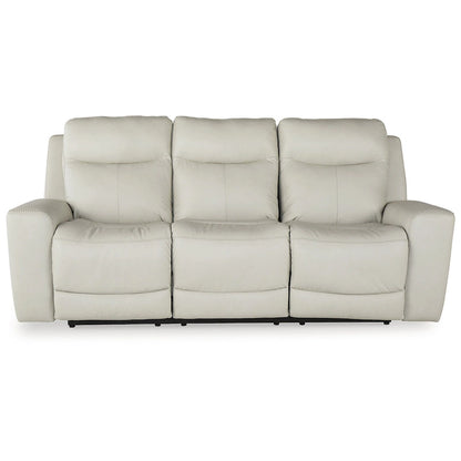 Signature Design by Ashley Mindanao Coconut Power Reclining Sofa - 89 W x 42 D x 43 H