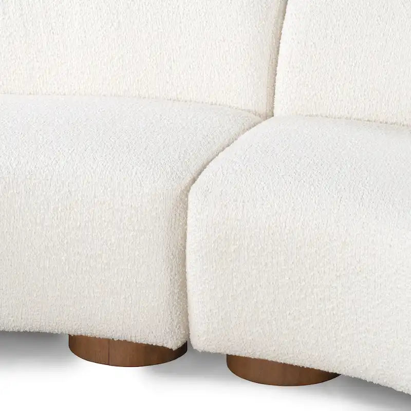 Classic Home Octavia Sectional in Ivory