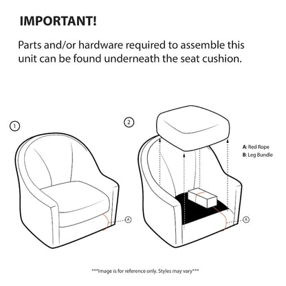 Grey Fretwork Upholstered Club Chair