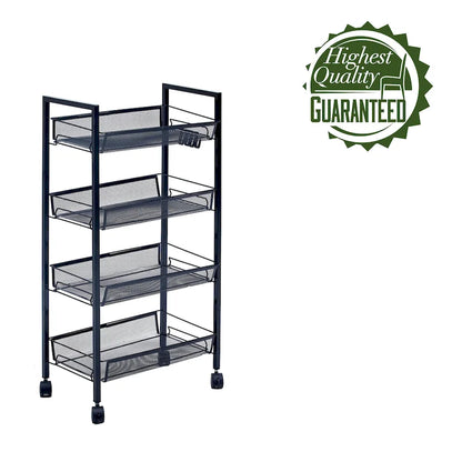 Porthos Home Cason 4-tier Organization And Storage Utility Cart