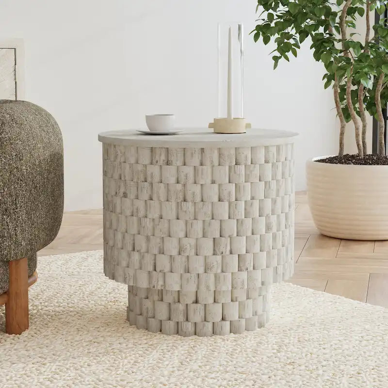 Classic Home Norwood 25  Round End Table - 25Wx25Dx23H