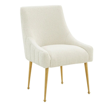 Irina Dining Chair Velvet Side Chair with Stainless Steel Leg