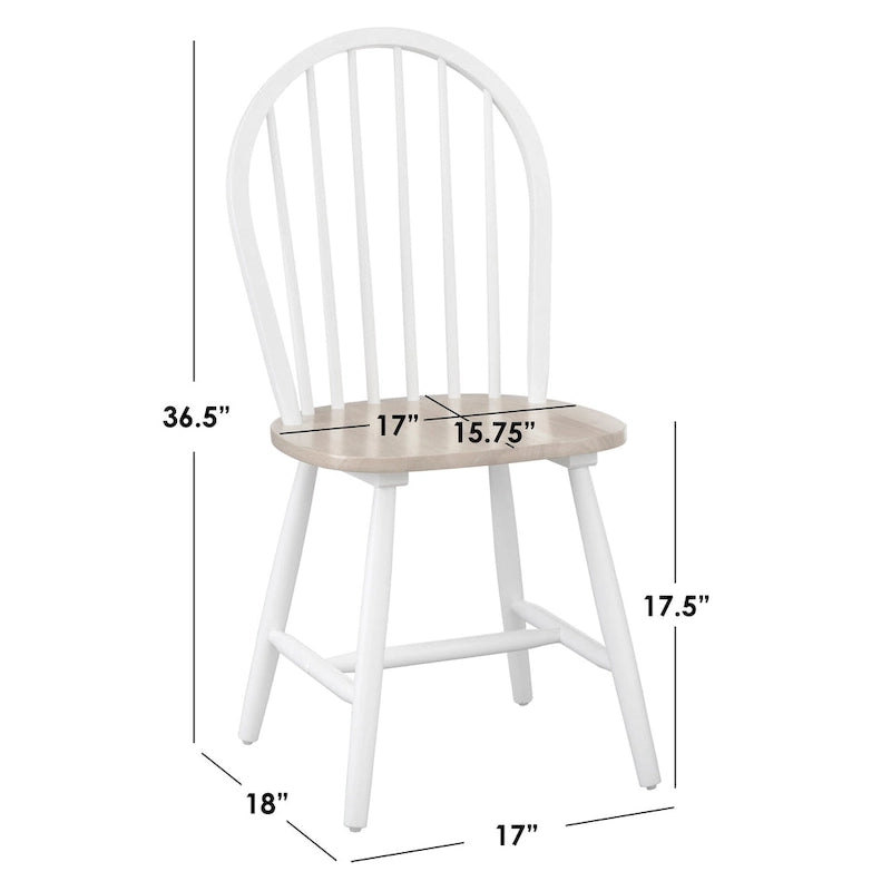 Simple Living Lancaster 5-Piece Solid Wood Dining Set