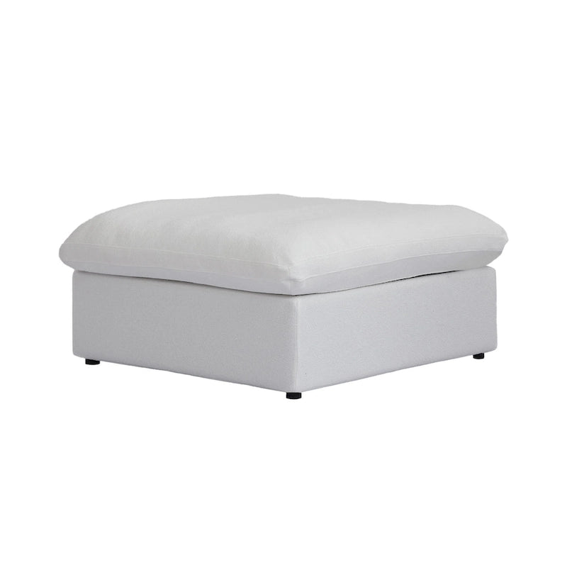 160  Widen Sectional Sofa Down Filled U-Shaped Couch 4 Seater with 2 Ottoman