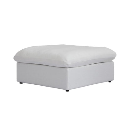 160  Widen Sectional Sofa Down Filled U-Shaped Couch 4 Seater with 2 Ottoman