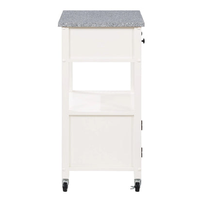 Fairfax Kitchen Cart with Granite Top