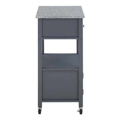 Fairfax Kitchen Cart with Granite Top