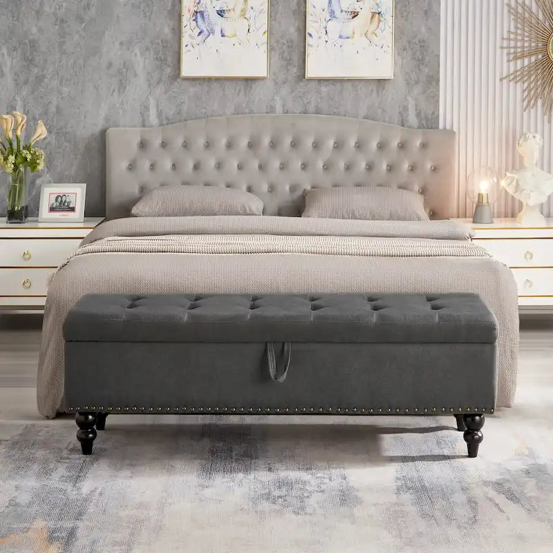 59  Bed Bench with Storage