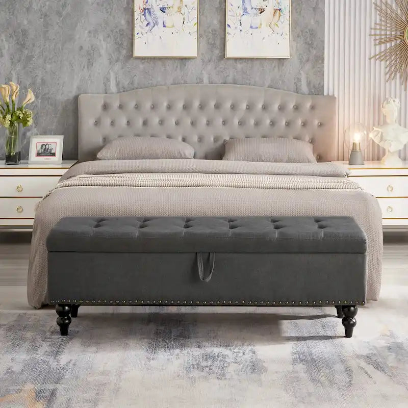 59  Bed Bench with Storage