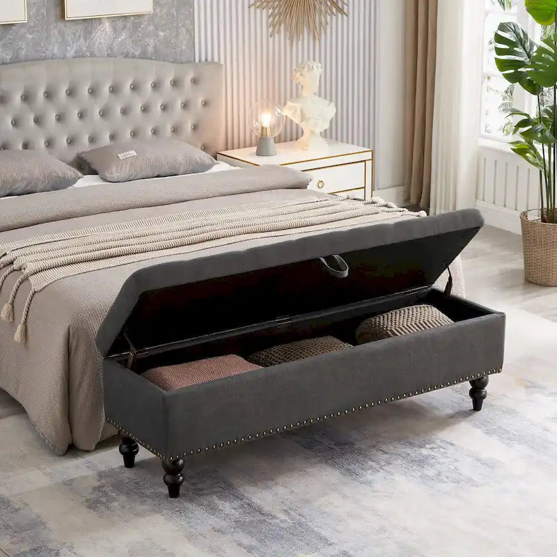 59  Bed Bench with Storage