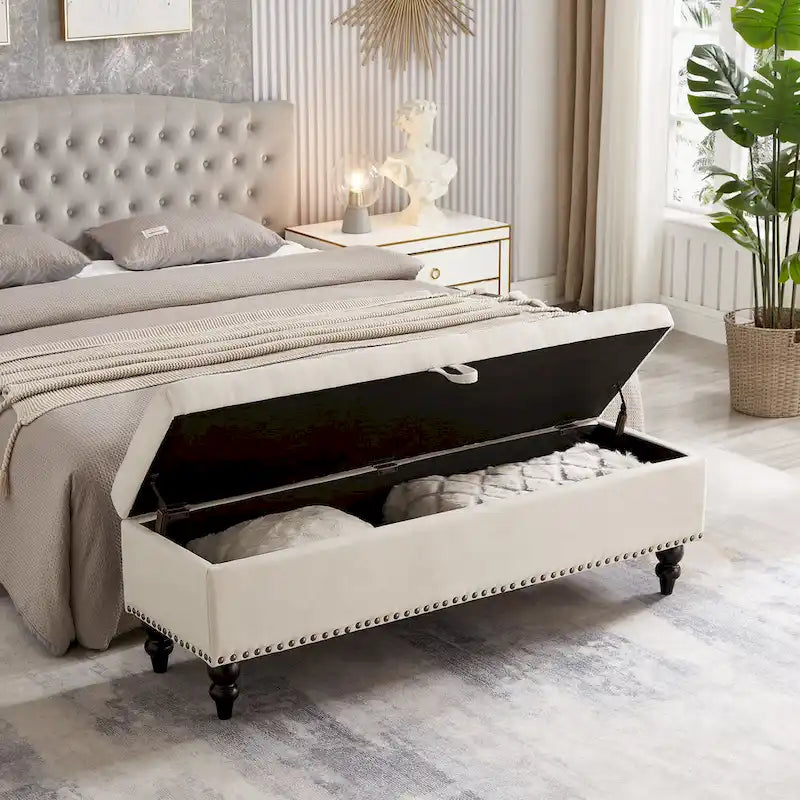 59  Bed Bench with Storage