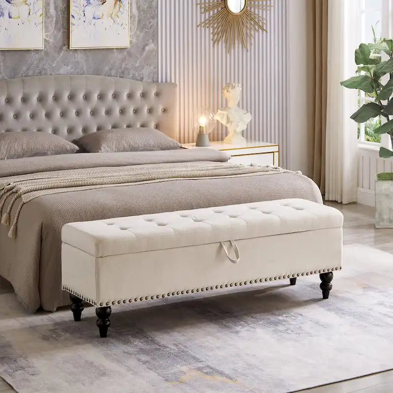 59  Bed Bench with Storage