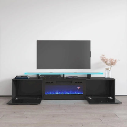 Rova EF Electric Fireplace Modern 75  TV Stand
