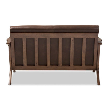 Mid-Century Loveseat by Baxton Studio