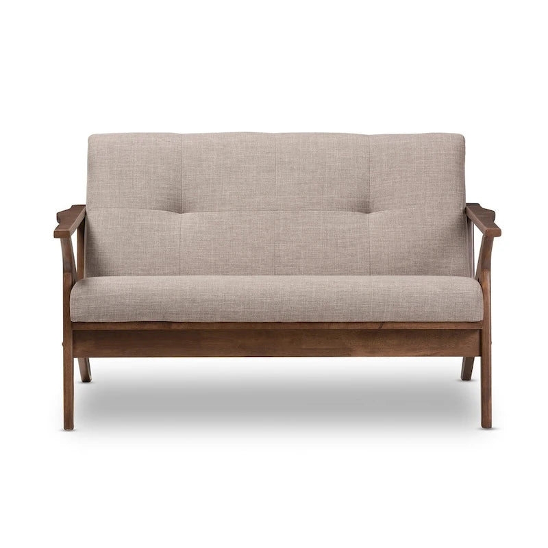 Mid-Century Loveseat by Baxton Studio