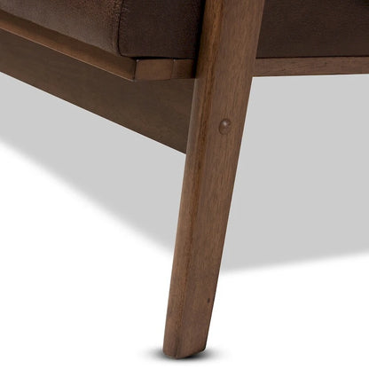 Mid-Century Loveseat by Baxton Studio